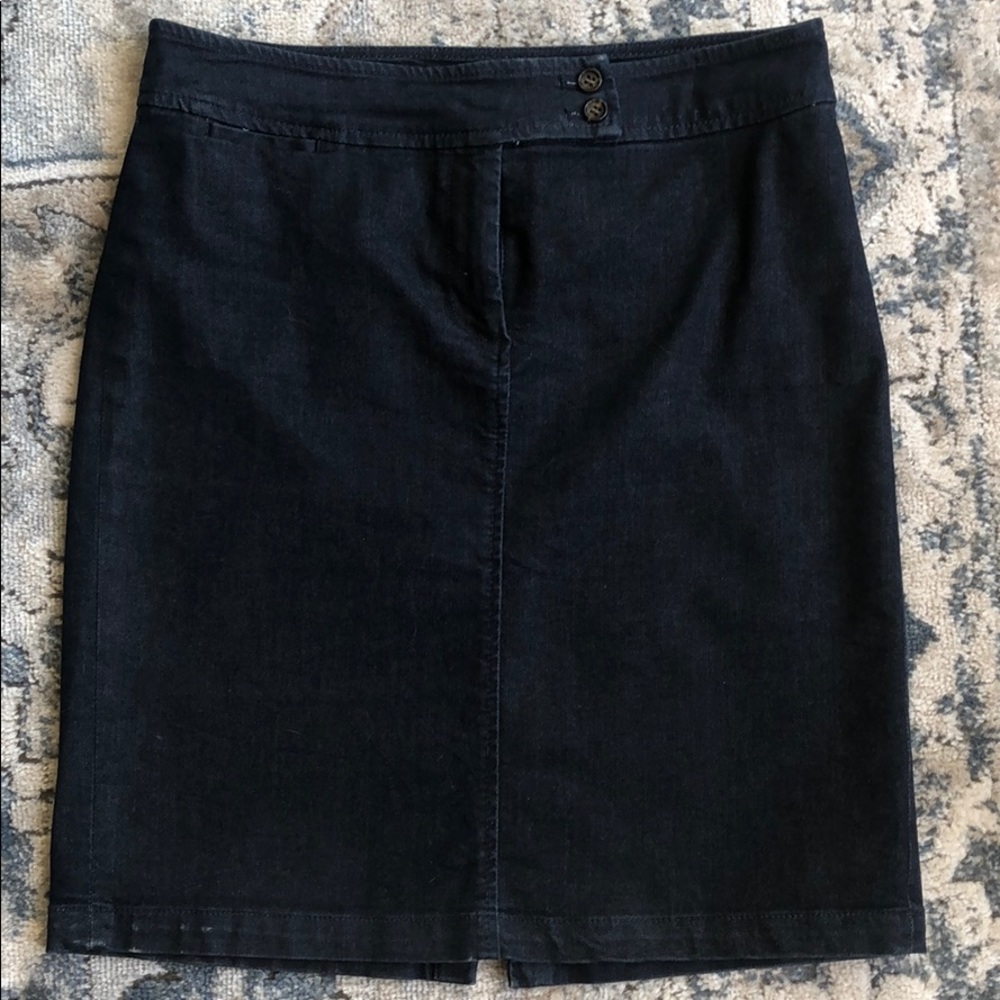 Talbots Jean skirt